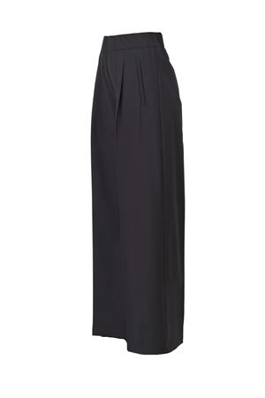 Wide-leg trousers in blue wool twill SEMI COUTURE | Y5WI36K921